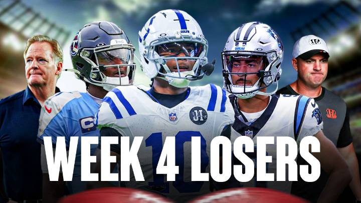 NFL Week 4 Losers: Packers-Cowboys ends in a tie, Colts drop the ball and more