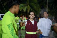 Constata Ana Paty Peralta labores de limpieza en la avenida Andrés Quintana Roo