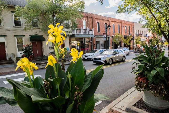 Slippery Rock stands out as an island of growth