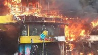 Ten shops gutted in Taliparamba fire accident, intensive efforts to douse fire underway