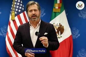 Advierte EU multa de 5 mil dólares por cruzar ilegalmente