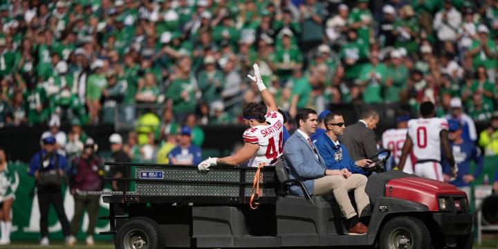 Cam Skattebo will have surgery after dislocating ankle in game vs. Eagles