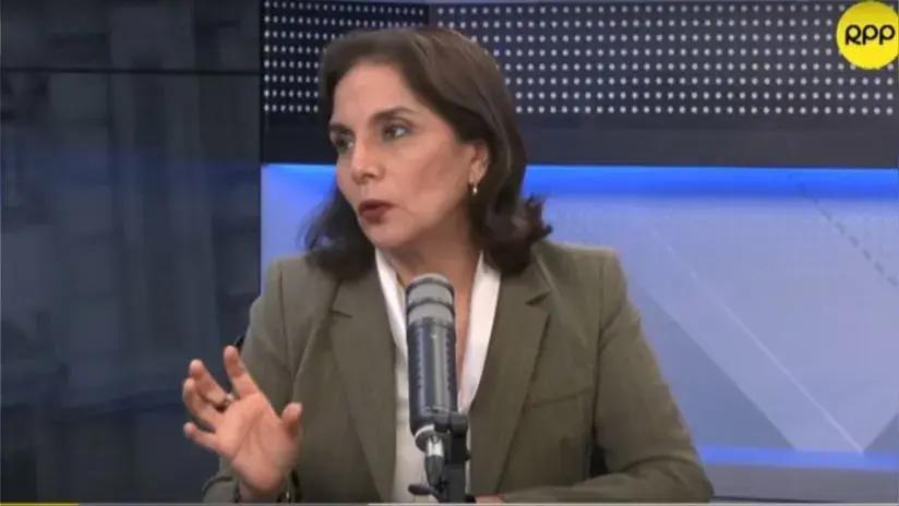 Patricia Juárez: La Comisión de Ética "debe ser rigurosa" en el caso de Héctor Valer por escupitajo a periodista