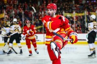 Calgary Flames reveal lines ahead of season opener and Parekh appears to be a healthy scratch.