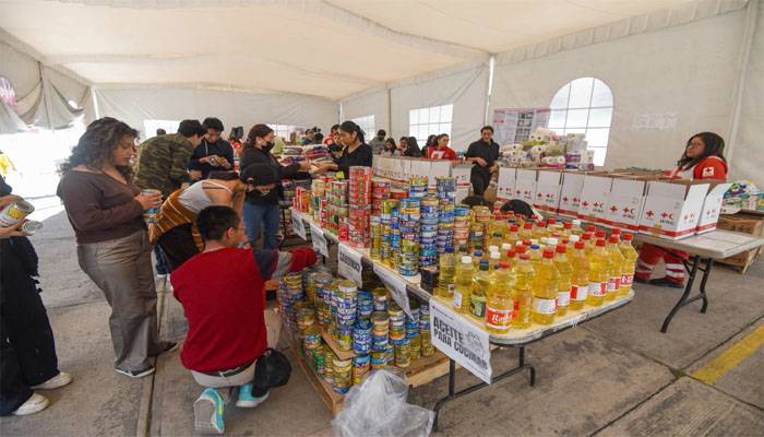Más de 26 toneladas de ayuda humanitaria han captado los Centros de Acopio de Cruz Roja en Edomex