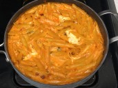 I made Ina Garten's 5-cheese penne pasta, and it was the comfort dish of my dreams