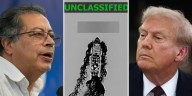 Donald Trump rechazó la versión de Petro y confirmó que el submarino abatido estaba destinado a “transportar grandes cantidades de drogas”
