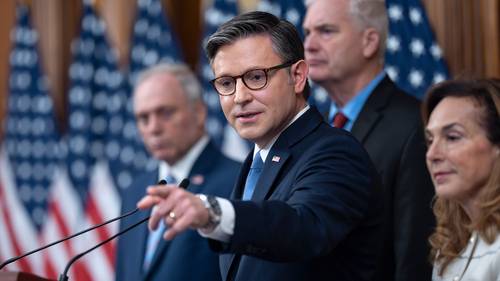 Military mom begs House Speaker Mike Johnson to pass bill to pay troops during shutdown