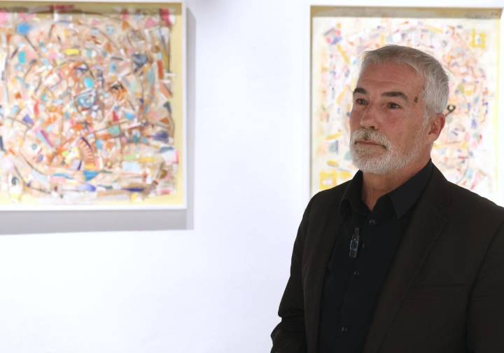 David Cantero, entre informativos y pinceladas