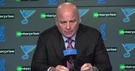 Dylan Holloway 'is relentless on pucks,' Blues coach Jim Montgomery says
