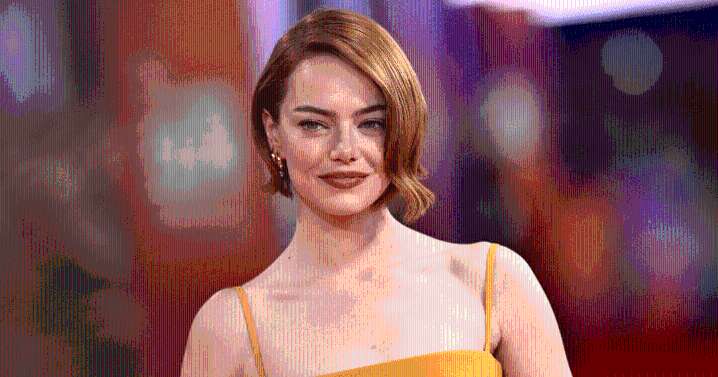 Emma Stone Stuns in Custom Yellow Louis Vuitton at BFI Festival London