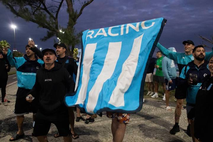 En el Maracaná. Racing, en busca de dar el golpe ante Flamengo en la ida de las semifinales de la Copa Libertadores