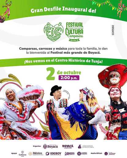 Boyacá celebra su identidad con el gran desfile del FICC 2025