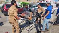 Motociclista grave tras choque contra camioneta