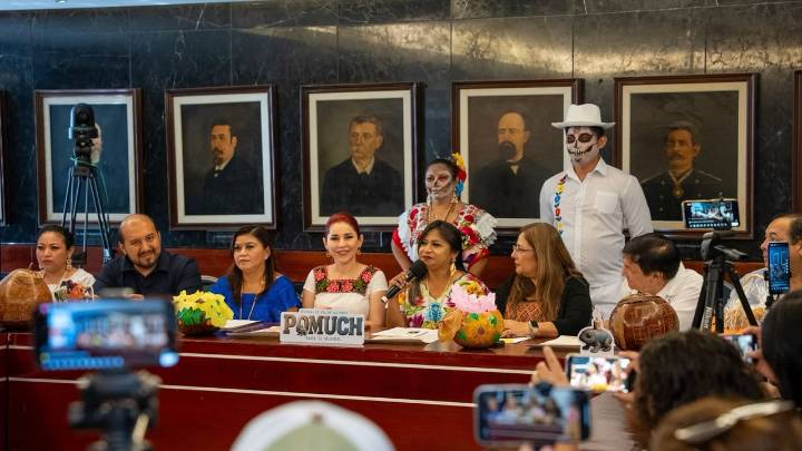 Presentan programa del Festival de Día de Muertos Pomuch para el mundo 2025