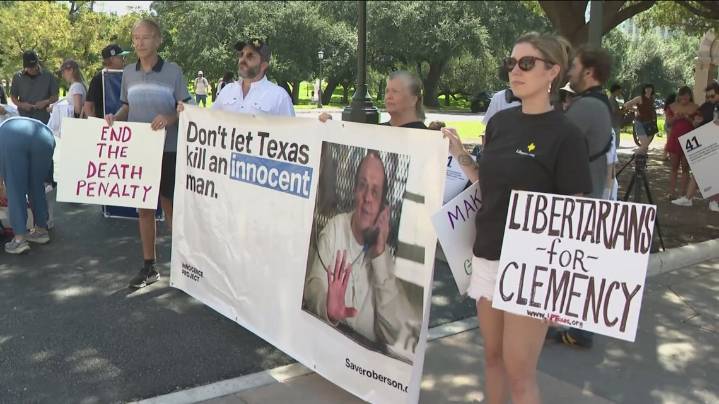 Texas advocates rallies to halt Robert Roberson's execution