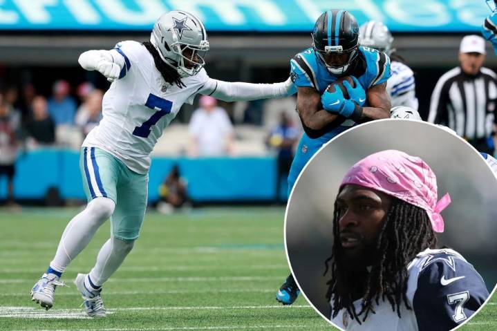 Cowboys' Trevon Diggs out with concussion after mystery 'accident'