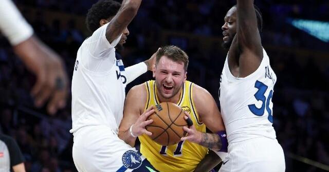 Luka Doncic scores 49 to extend his sizzling season start in Lakers' 128