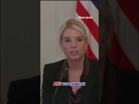 JUST IN — Attorney General Pam Bondi slams Antifa: 'This is not activism, it's anarchy'