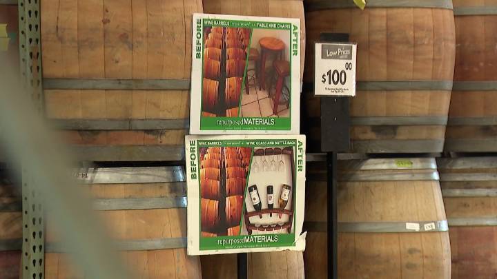 Texas warehouse gives discarded industrial items a second life