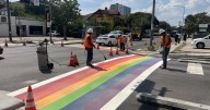 Conservative leaders call for removal of Montrose rainbow crosswalks, days after they were reinstated