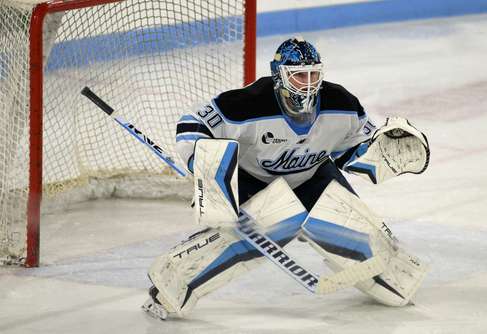 UMaine hockey battles back to tie UNH in exhibition opener