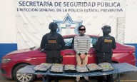 Detienen en Coronango a hombre con más de 4 kilos de presunta marihuana