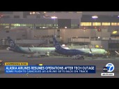Alaska Airlines resumes operations after IT outage