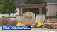 College student visiting family on Minooka High School homecoming weekend brutally beaten by kids TPing neighborhood, father says