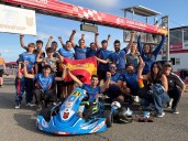 El piloto murciano José Antonio Gómez, subcampeón del mundo de Karting