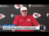 Chiefs HC Andy Reid on Rashee Rice's return, Josh Simmons' absence for Raiders game
