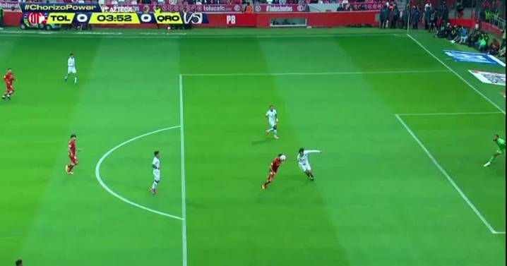 ¡Frentazo de Paulinho! Toluca Rozó el Gol en la Liga MX