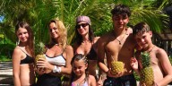 Las vacaciones de Sabrina Rojas y Brenda Gandini juntas con sus hijos: amistad y diversión en el Caribe