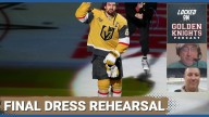 It's the final preseason game for the Vegas Golden Knights, the San Jose Sharks are the final warmup