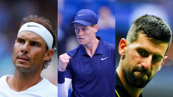 Jannik Sinner’s Rival Reveals the Italian’s One Edge That Rafael Nadal and Novak Djokovic Never Had Canadian ace compares Sinner to Big Three while highlighting his early-match dominance, unlike Rafa 