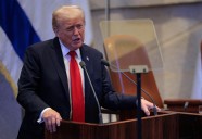 Trump touts 'historic dawn of a new Middle East' in Knesset speech