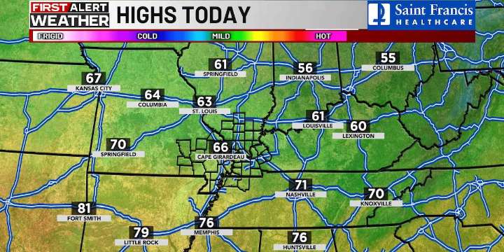 First Alert: Frost likely in the mornings; mostly dry through Saturday