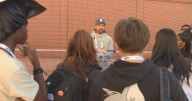 Denver high school students learn how to use drones at police conference