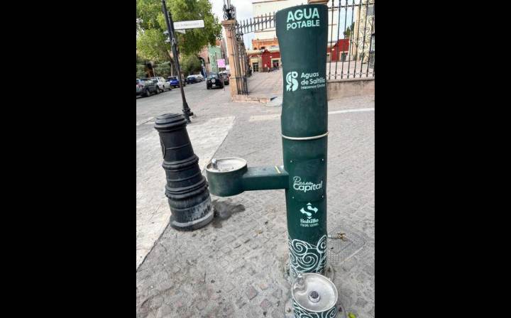 A dos años de instalados, ya no funcionan los bebederos que Agsal puso en Paseo Capital