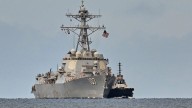 US warship in Trinidad and Tobago, putting pressure on Venezuela