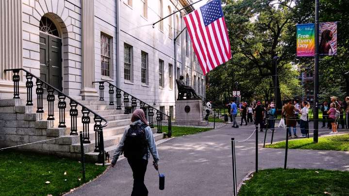 Trump says his administration is close to reaching a deal with Harvard University