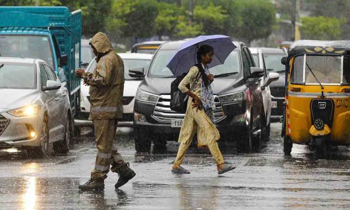 Heavy Rain Hits Hyderabad, Officials Urged to Ensure Public Safety