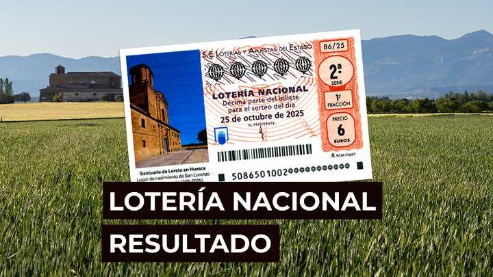 Sorteo Lotería Nacional: Comprobar décimo de hoy sábado 25 de octubre, en directo
