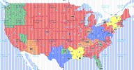 Broncos at Eagles TV broadcast map for Week 5