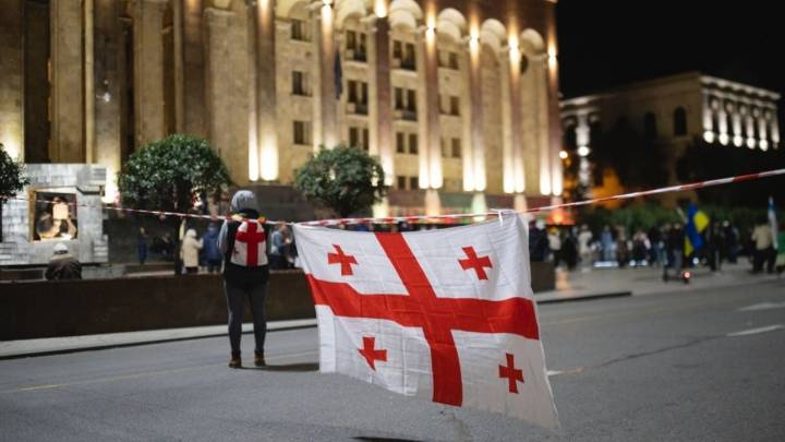 Manifestación contra nueva ley antiprotestas en Georgia deja más de una decena de detenidos