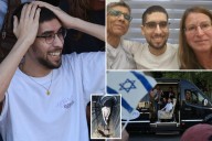 Israeli hostage forced to dig his own grave now all smiles as reunited with parents