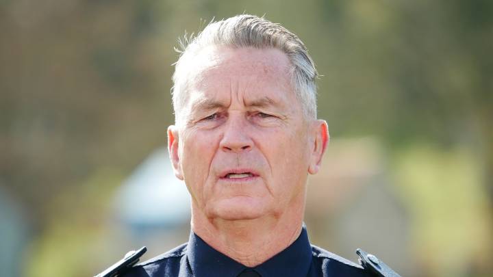 Victoria's top cop Mike Bush admits he was 'a bit' surprised by reaction to his use of police helicopter to travel to Hobart for conference