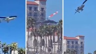 Se estrelló un helicóptero en concurrida playa de Los Ángeles: hay cinco heridos