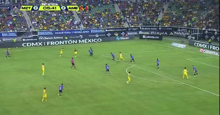Fidalgo de Volea Se Va por Encima en el Mazatlán vs América