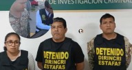 ¡Estafadores en el aire! Caen falsificadores que usaban uniforme y sellos de la FAP para cometer fraudes Tres sujetos fueron capturados en Surco cuando simulaban compras de repuestos aeronáuticos usan